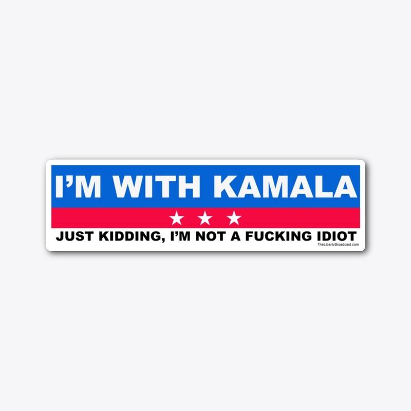 I'M WITH KAMALA *STICKER*